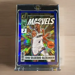 2024-25 Panini Donruss Net Marvels Shai Gilgeous-Alexander #12 Blue Stars /99 - Image 1