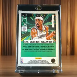 2024-25 Panini Donruss Net Marvels Shai Gilgeous-Alexander #12 Blue Stars /99 - Image 2