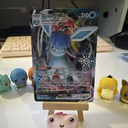 Glaceon VMAX 041/203 Snowflake Holo Stamped Promo NM - Image 1