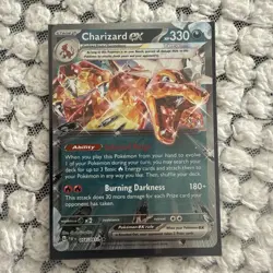 Pokemon TCG Paldean Fates: Charizard ex 054/091 SVP 196 Jumbo Lenticular Card NM - Image 1
