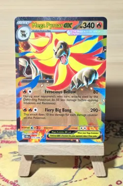 Mega Pyroar ex 015/086 Me04: Chaos Rising Holo - Image 1