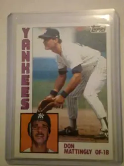 1984 Topps #8 - Don Mattingly NY Yankees RC NM-MT - Image 1