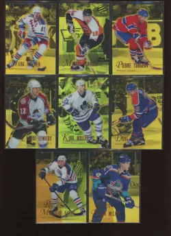 1995-96 Select Certified Mirror Gold Lot Of 8 Cards - Image 1