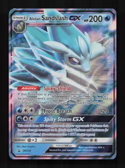 Alolan Sandslash GX - SM236 SM236 Holofoil Promo Sun & Moon Promo Pokemon NM - Image 1