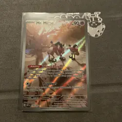 Pokemon TCG Mr. Mime Scarlet Violet-151 Holo Illustration Card 179/165 - Image 1