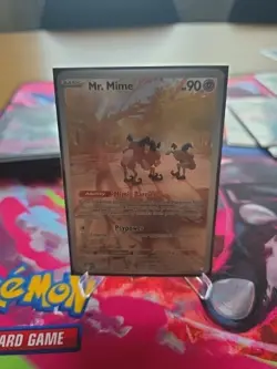 Pokemon TCG Mr. Mime Scarlet Violet-151 Holo Card 179/165 Illustration Rare NM - Image 2