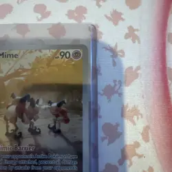 Pokemon TCG Mr. Mime Scarlet Violet-151 Holo Card 179/165 Illustration Rare - Image 3