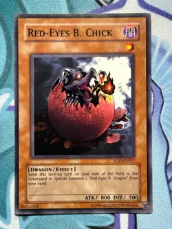 YuGiOh! TCG - Red Eyes B. Chick - Common - SOD-EN017 - Unlim - MP - Image 1