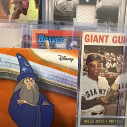 2025 Topps Chrome Disney #191 Yen Sid Orange #/25 - Image 5
