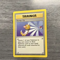Pokemon TCG Scoop Up 78/102 Base Set Regular Trainer Rare English 1999 - Image 2