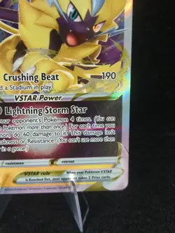 Zeraora VSTAR Swsh265 Swsh: Sword & Shield Promo Cards Holo - Image 4