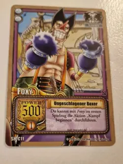 One Piece Karte SH-C11 Foxy Ungeschlagener Boxer - Image 1