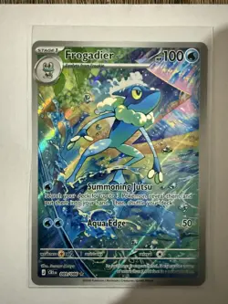 Pokemon TCG Frogadier 089/086 Chaos Rising Full Art Holo Rare NM - Image 1