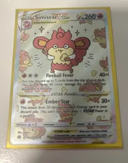 Simisear VSTAR GG37/GG70 Crown Zenith Galarian Gallery Ultra Rare Pokemon NM - Image 1