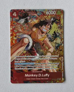 One Piece TCG - Monkey D. Luffy #OP15-015 SR Alternate Art - The Time of Battle - Image 2