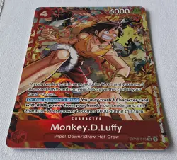 One Piece TCG - Monkey D. Luffy #OP15-015 SR Alternate Art - The Time of Battle - Image 3