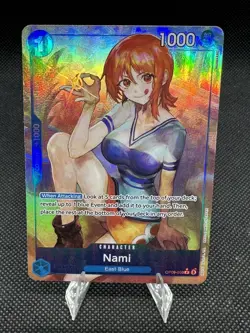 Nami OP09-050 Alt Art Holo - One Piece TCG English Card Near Mint Rare Foil - Image 1