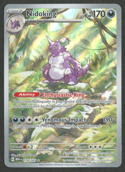 Pokemon TCG: Nidoking 174/165 Scarlet & Violet 151 Illustration Rare - Image 1