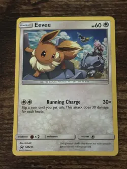 Eevee SM235 Sun & Moon Black Star Promo Ultra Rare Holo Pokemon TCG Card NM/MINT - Image 3