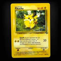 Pokemon TCG Jungle Pikachu #60/64 Common WoTC Vintage NM - Image 1