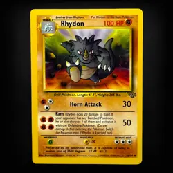 Pokemon TCG Jungle Rhydon #45/64 Uncommon WoTC Vintage NM - Image 1