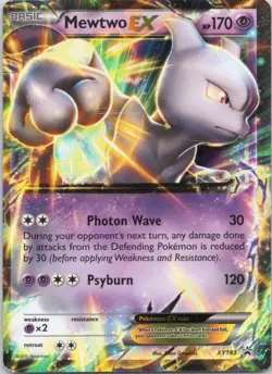 2016 XY, Promos - XY Promos Mewtwo-EX Basic/Promo #XY183 - Image 1