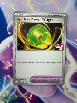 CYNTHIA'S POWER WEIGHT 162/182 PRIZE PACK SERIES CARDS Uncommon Pokemon - Image 1