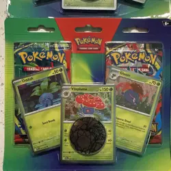 Pokemon TCG Phantasmal Flames Mega Evolution Vileplume Lot Of 5 Blister 2 Packs - Image 2