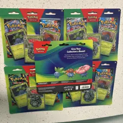 Pokemon TCG Phantasmal Flames Mega Evolution Vileplume Lot Of 5 Blister 2 Packs - Image 3