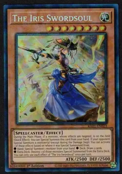 Yugioh The Iris Swordsoul RA01-EN023 Prismatic Collector's Rare 1st Ed - NM - Image 1