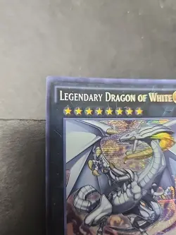 Yugioh Legendary Dragon of White WSUP-EN051 Secret Rare 1st Ed NM - Image 2