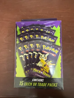 2025 Pokemon TCG TRICK OR TRADE Booster New Sealed (with 15 Packs inside) - Image 1