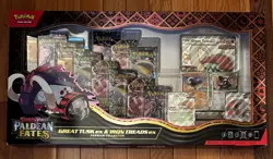 Pokemon TCG - Great Tusk Iron Threads Ex Collection-Paldean Fates-Factory Sealed - Image 1