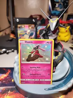 Diancie SHINY SV36/SV94 Hidden Fates Holo Foil Rare Pokemon Card - Image 1