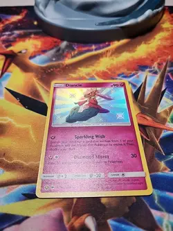Diancie SHINY SV36/SV94 Hidden Fates Holo Foil Rare Pokemon Card - Image 3