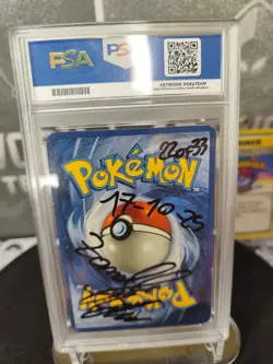 Pokemon MEGA Gengar ex SAR 2025 Signed UV Italian Artist Fan Art - Image 4