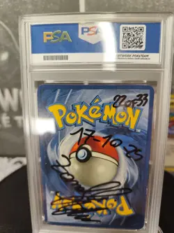 Pokemon MEGA Gengar ex SAR 2025 Signed UV Italian Artist Fan Art - Image 5