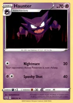 Pokemon Haunter 084/202 Sword and Shield 3 Card Lot Non Holo - Image 1