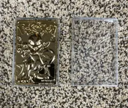 1999 Pokemon "Mewtwo" 23 Karat Gold-Plated Limited Edition Trading Card With COA - Image 3
