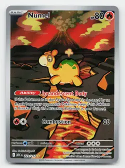 Numel Illustration Rare ME: Ascended Heroes 223/217 Pokemon TCG - Image 1