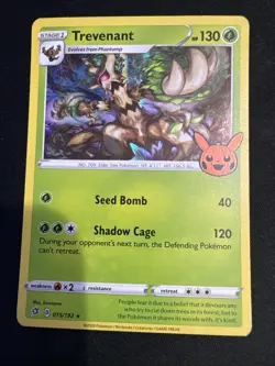 Pokemon TCG Trevenant 15/192 Rebel Clash Holo NM - Image 1