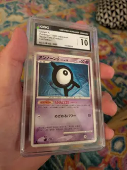 (POP 1) CGC 10 GEM MINT Unown A DPBP#229 Space Time Creation Pokemon Japanese - Image 1