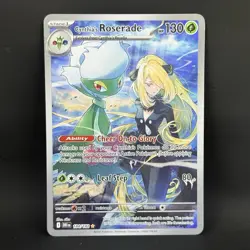 Pokemon Cynthia’s Roserade 184/182 NM Illustration Rare Destined Rivals - Image 1