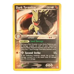 Nintendo Pokemon TCG Dark Tyranitar 20/109 Team Rocket Returns Holo Rare 120 HP - Image 1