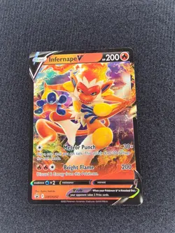 Infernape V SWSH252 Holo Promo Sword & Shield Promo Pokemon Near Mint - Image 1