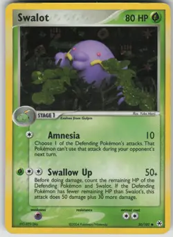 Pokemon TCG Swalot Uncommon Reverse Holo Hidden Legends 50/101 - Image 1