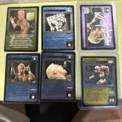 WWE Raw Deal Mr. Kennedy Card Lot including signed Mr. Kennedy’s Mic - Image 1