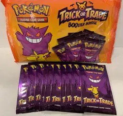 2022 POKEMON TCG HALLOWEEN TRICK OR TRADE BOOSTER BUNDLE 10 PACK LOT NEW SEALED - Image 1
