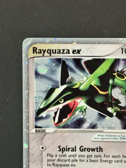 Rayquaza Ex Holo 97/97 Dragon Pokemon - Image 2