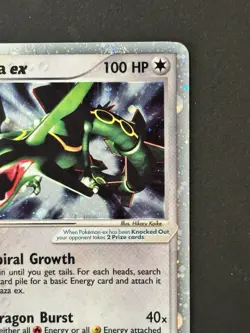 Rayquaza Ex Holo 97/97 Dragon Pokemon - Image 3